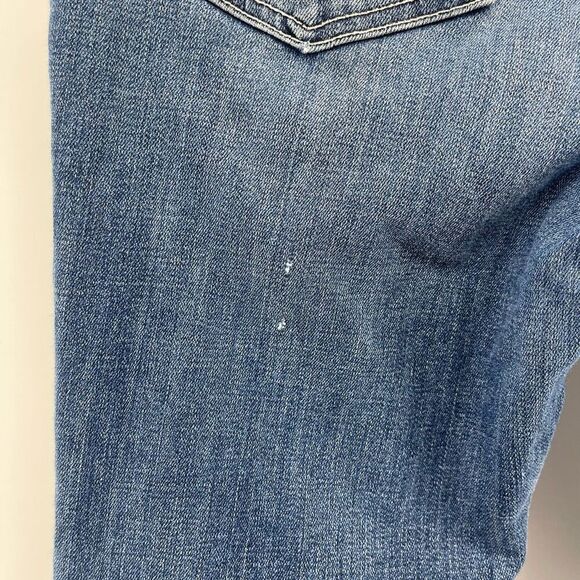 CeCe Medium Wash Mid-Rise Jeans – Rolled Cuff with Polka Dot Detail 30/10 - Picture 11 of 14